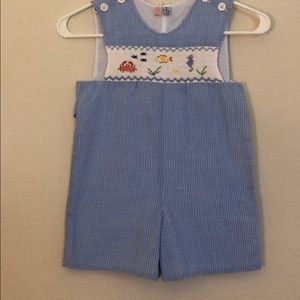 Blue/White Check John John